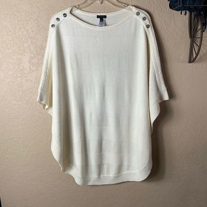 Talbots Women Cream Off White Ivory Tunic Top